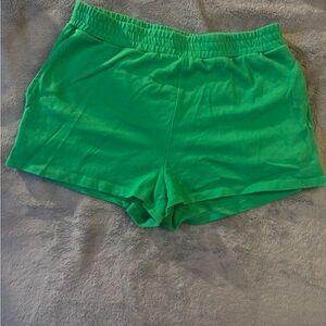 Forever 21 Green Sweatshorts